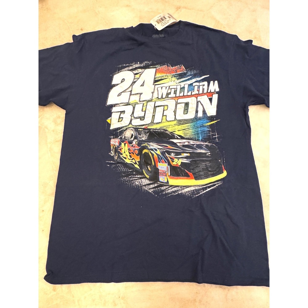 NWT William Byron #24 Axalta Flames 2018 Rookie Hendrick Motorsports NASCAR Tee